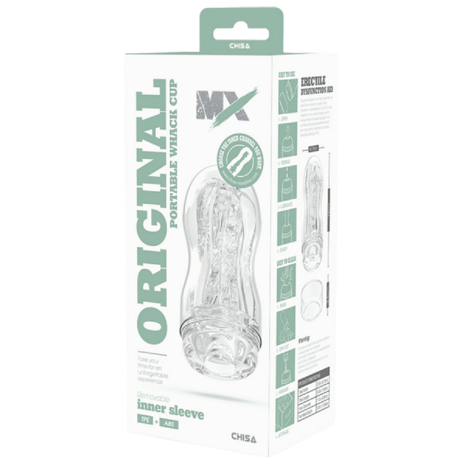 Original Portable Whack Cup – Super-Soft Portable Cup Silicone Toy 16cm > Sex Toys For Men > Masturbators Cup
