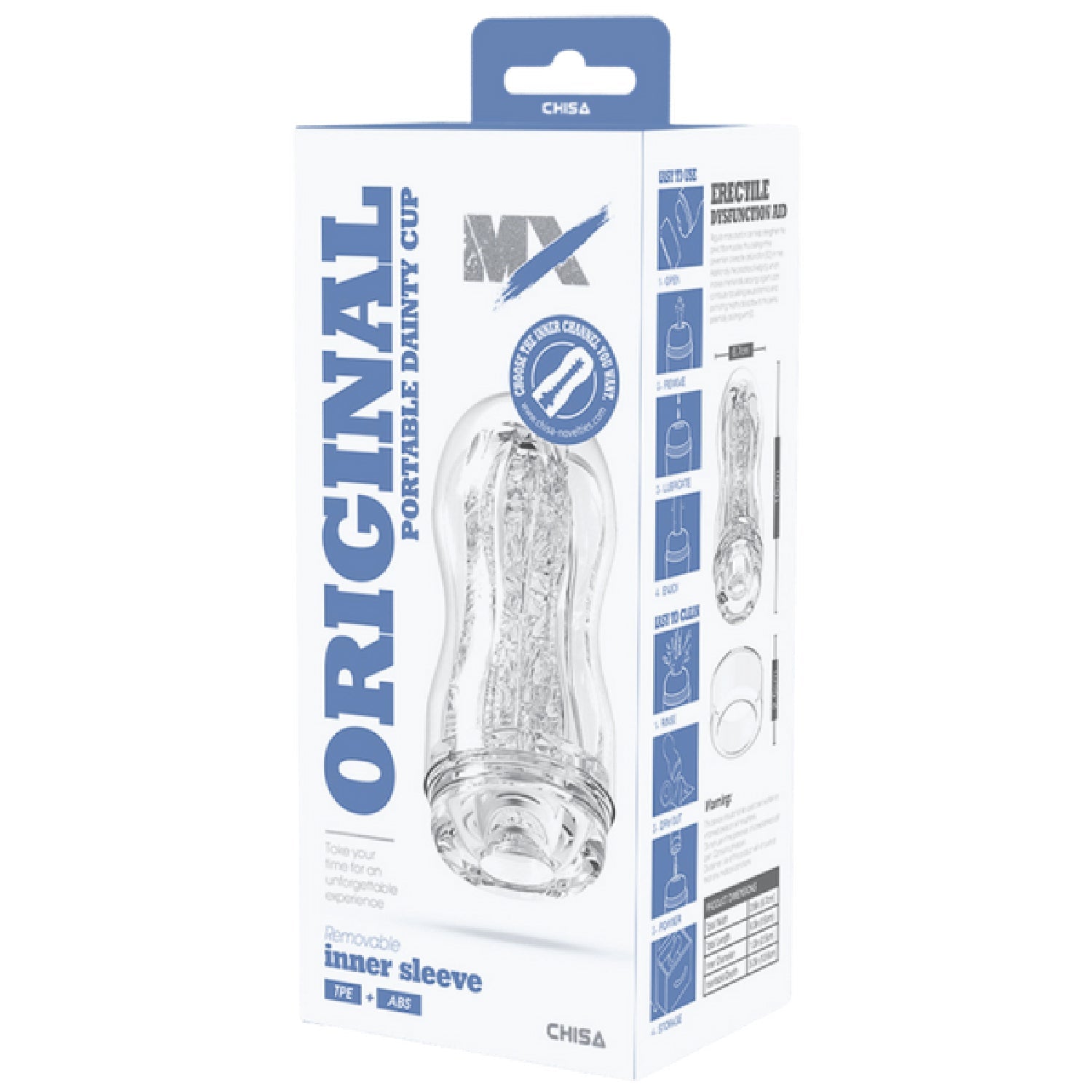Original Portable Dainty Cup – Super-Soft Portable Cup 16cm One Size > Sex Toys For Men > Masturbators Cup