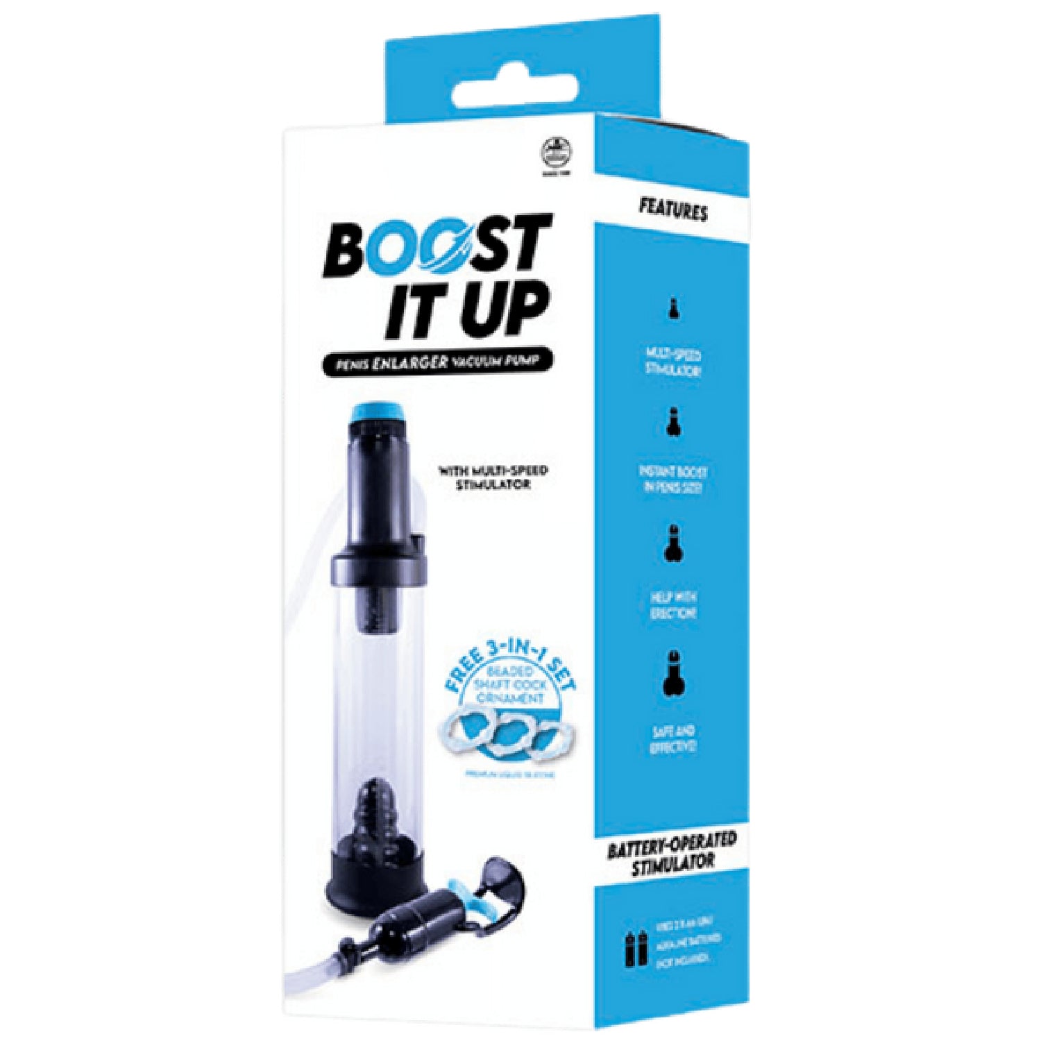 Boost Penis Enlarger Vacuum Pump - Multi Speed > Pumps > Penis Pumps