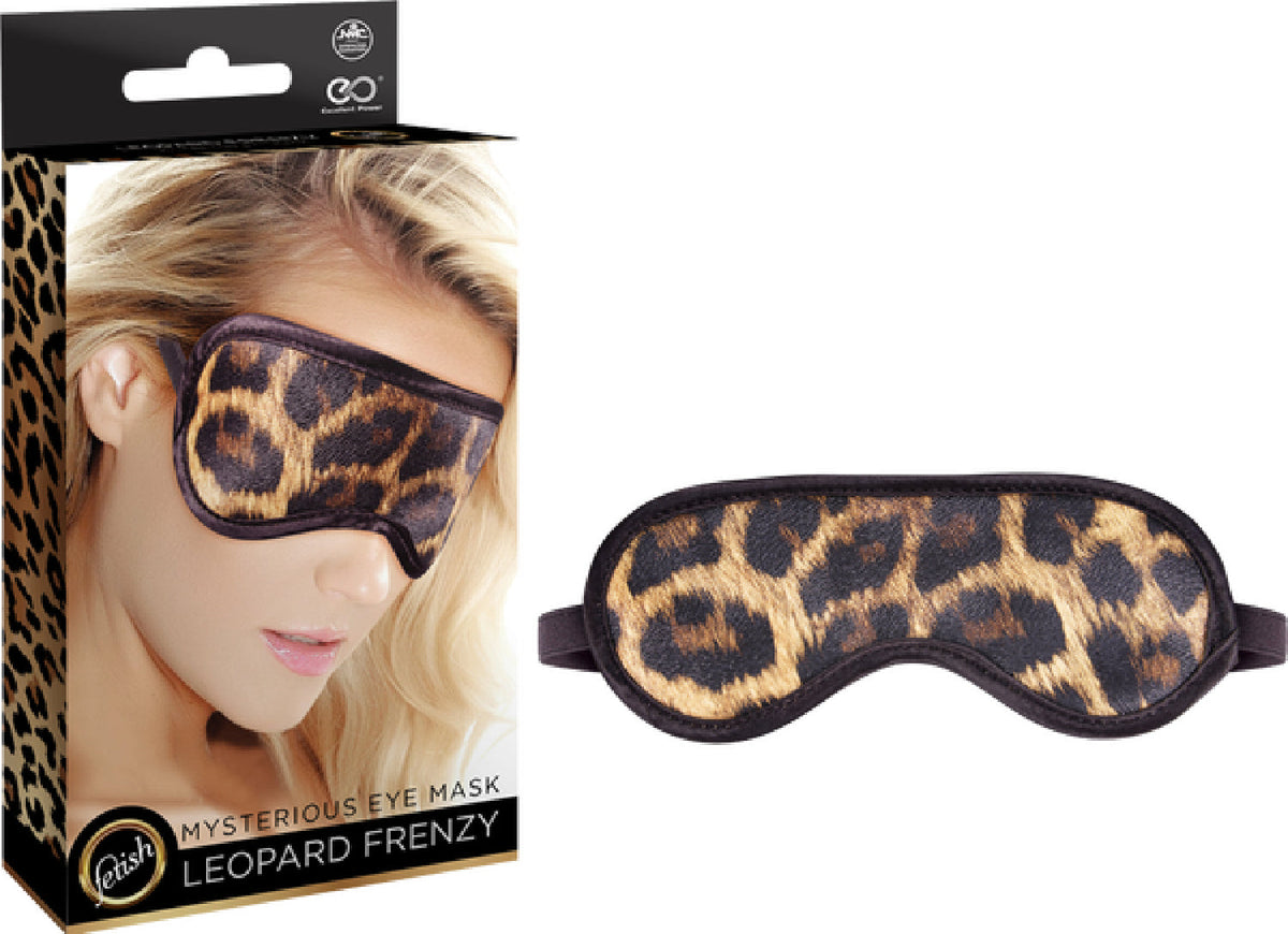 Mysterious Leopard Print Eye Mask – Soft Breathable Fabric Eye Mask > Bondage Gear > Blindfolds