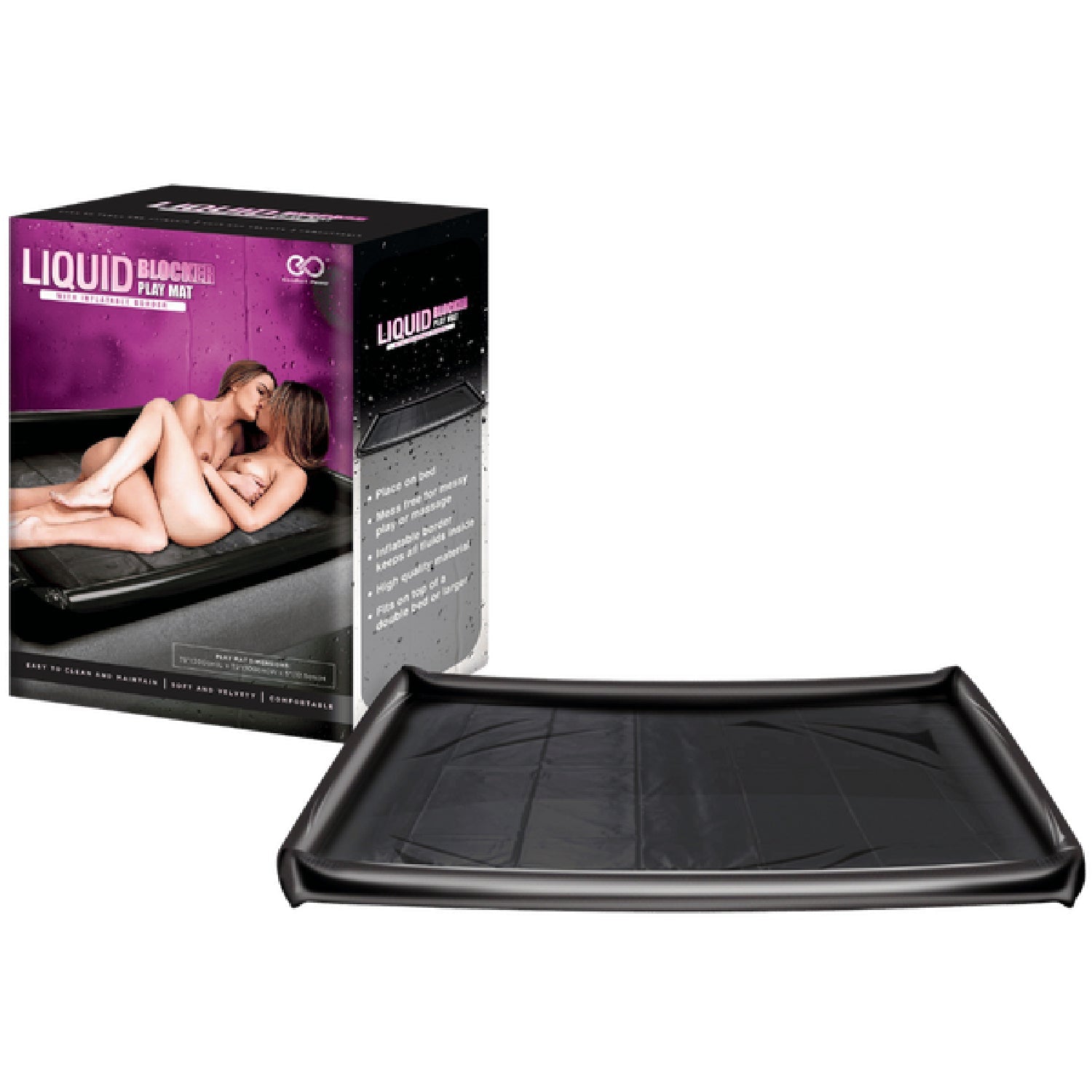 Liquid Blocker Play Mat – Soft 200cm x 100cm x 12.5cm Cushioned Play Mat One Size > Bondage Gear > PVC Orgy Bedding Main image