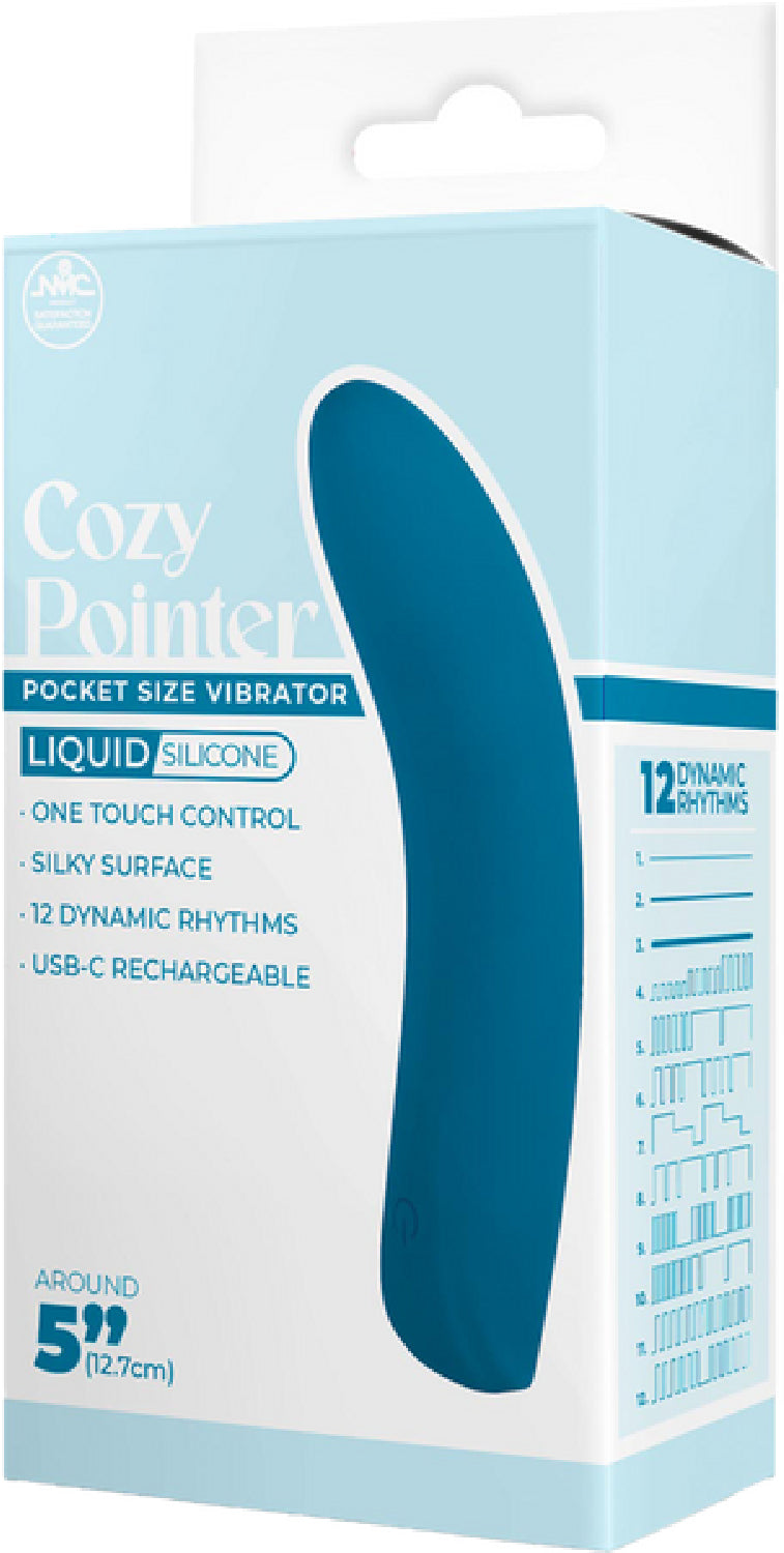 Cozy Pointer – Silicone One-Touch Rechargeable 5 Inch Vibrator > Vibrators > Finger Vibrators