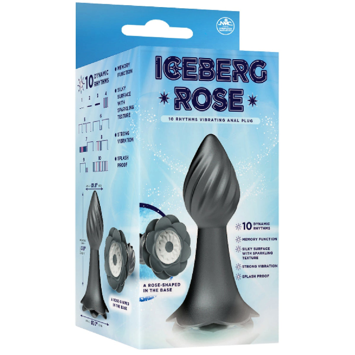 10 Rhythms Vibrating Anal Plug > Anal Range > Vibrating Butt Plugs