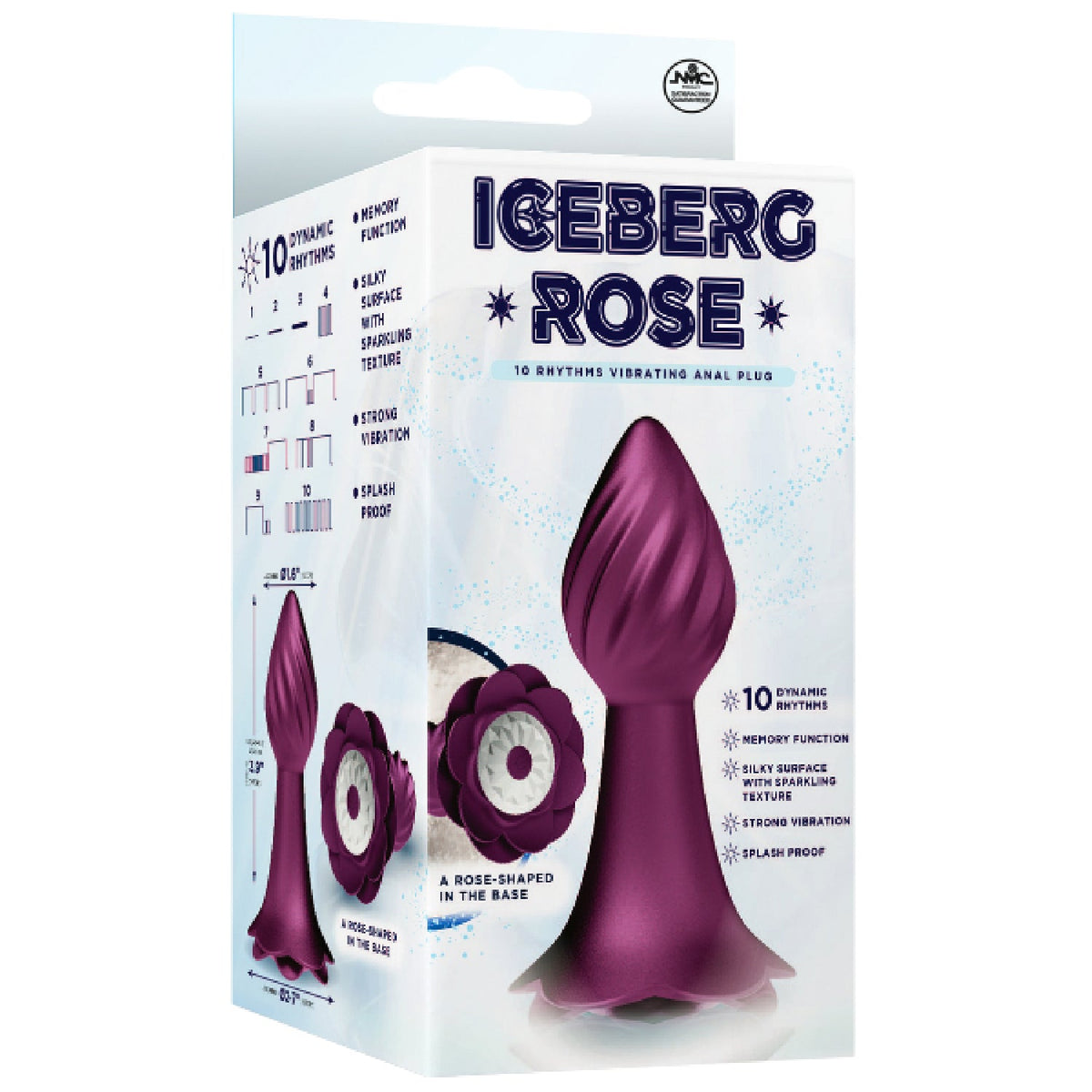 10 Rhythms Vibrating Anal Plug > Anal Range > Vibrating Butt Plugs