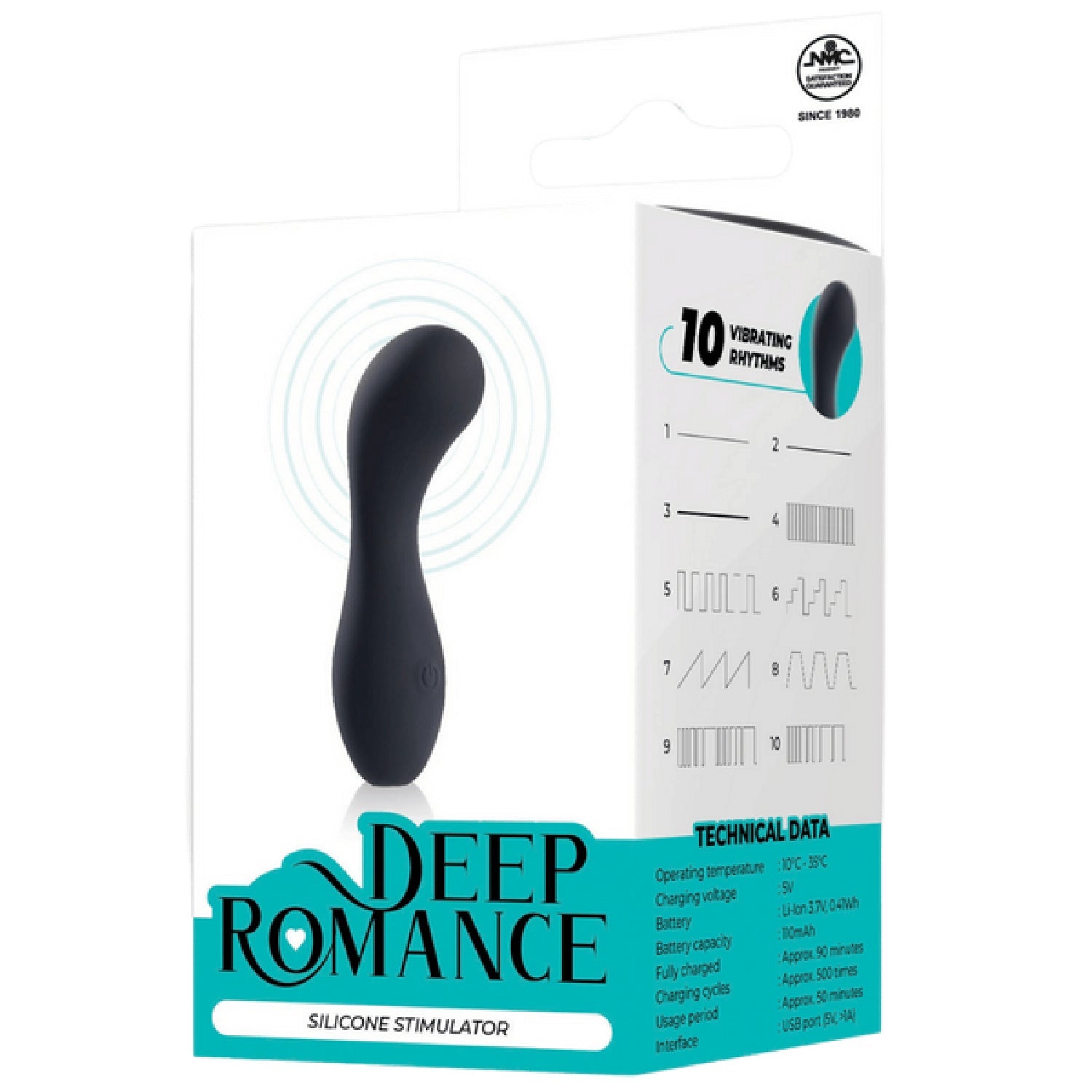 Silicone Stimulator – Splash Proof 3.7 Inch Rechargeable Vibrator Secondary image
