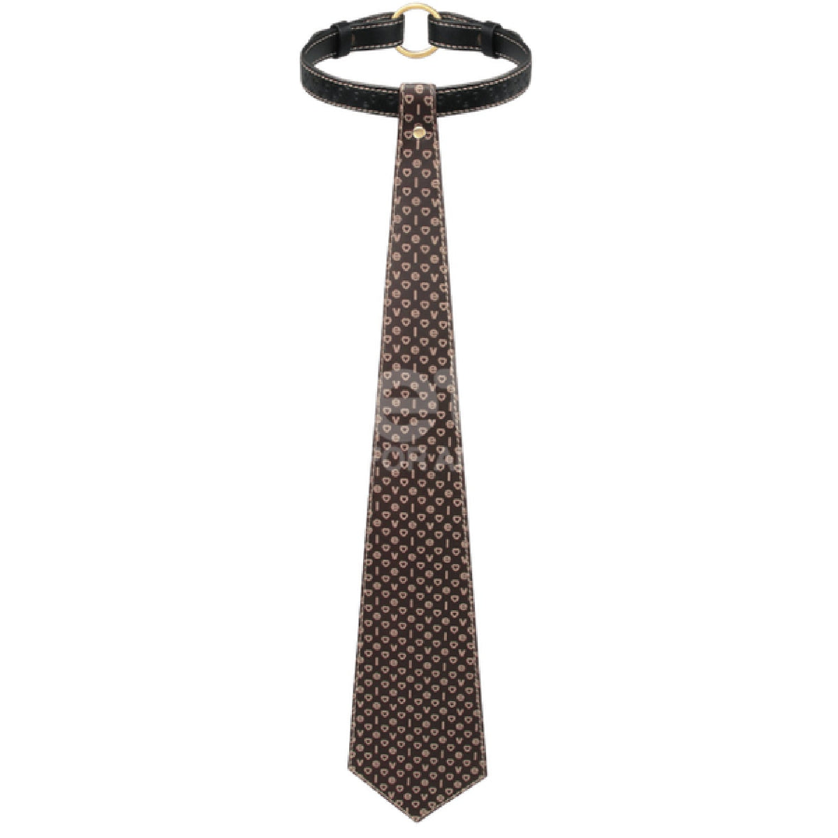 Rebellion Reign Tie Collar – Durable PU Material Accessory > Bondage Gear > Collars & Leashes