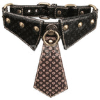 Rebellion Reign Collar with Leash – Luxury PU Leather Bondage Accessory > Bondage Gear > Collars & Leashes