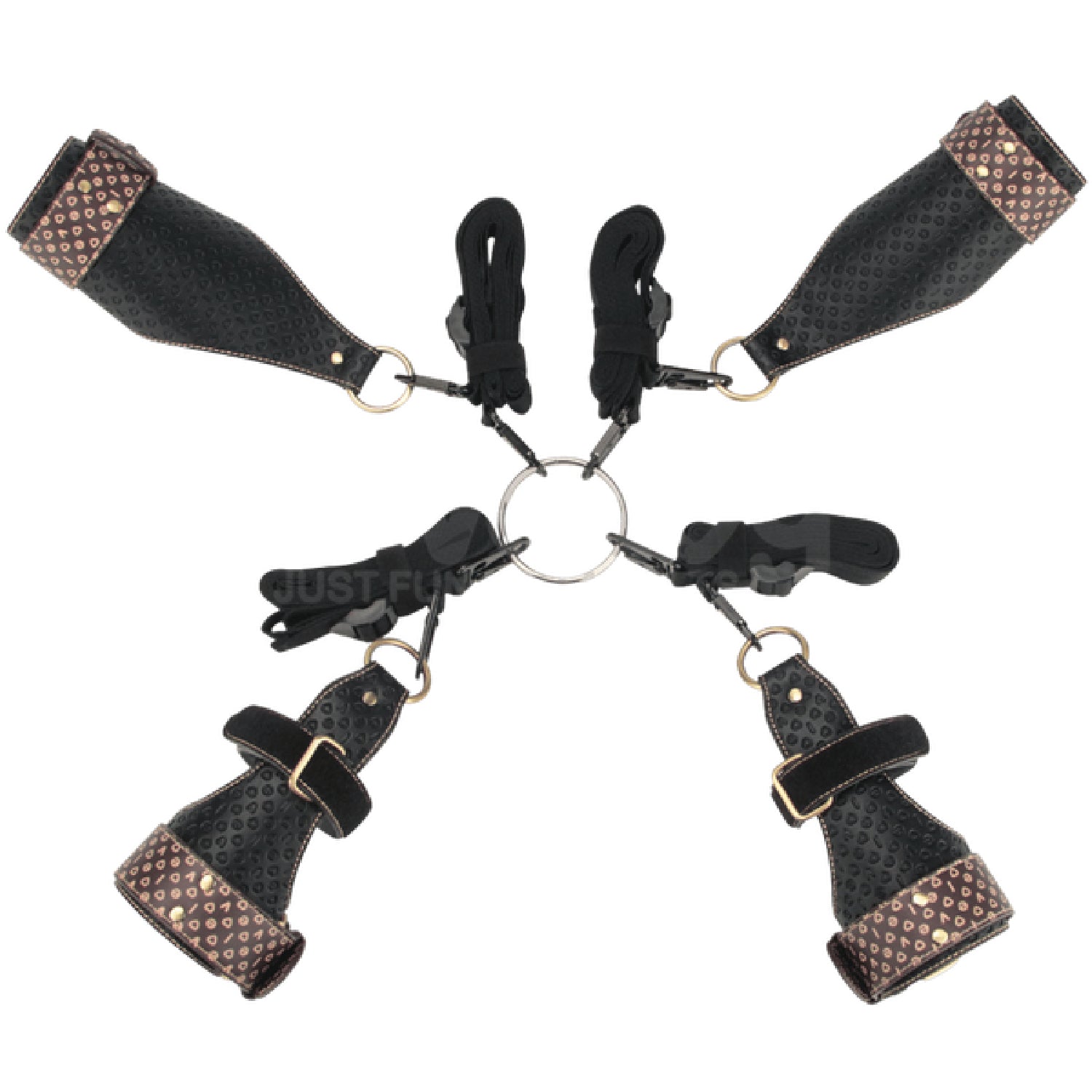 Rebellion Reign Under Mattress Restraint Set – Adjustable Nylon Straps Bondage Restraint > Bondage Gear > Bed Restraints Main image