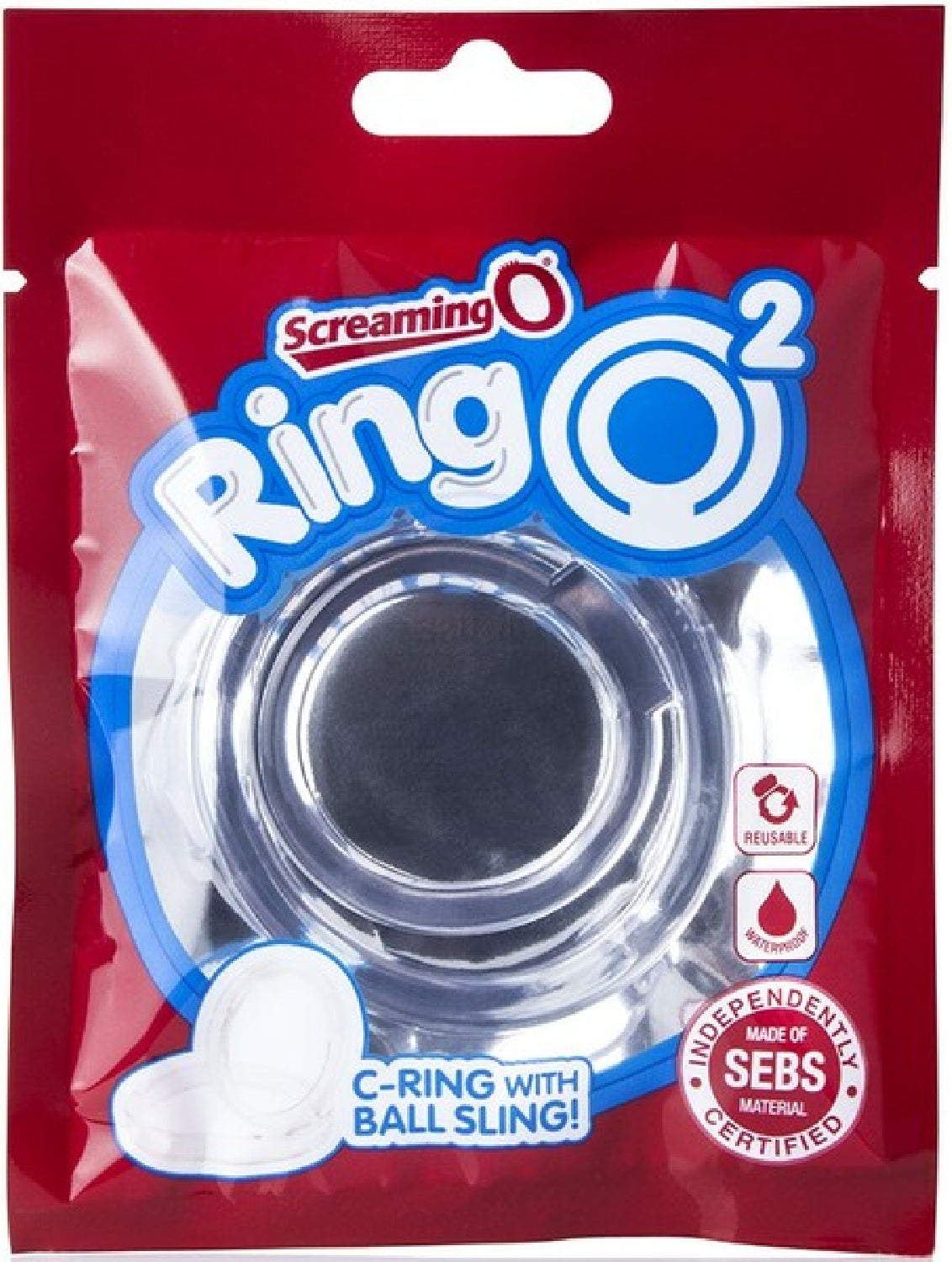RingO RingO 2 Dual Cock Ring – Dual Loop Penis and Testicles Ring > Cock Ring > Single