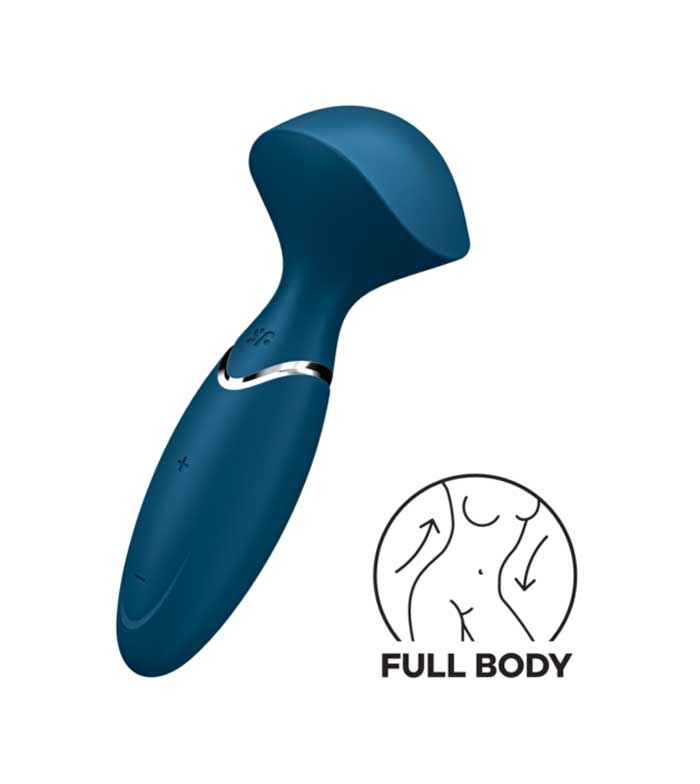 Satisfyer Mini Wand-er Silicone Travel Massager 16cm Waterproof Rechargeable Vibrator > Sex Toys > Mini Massagers