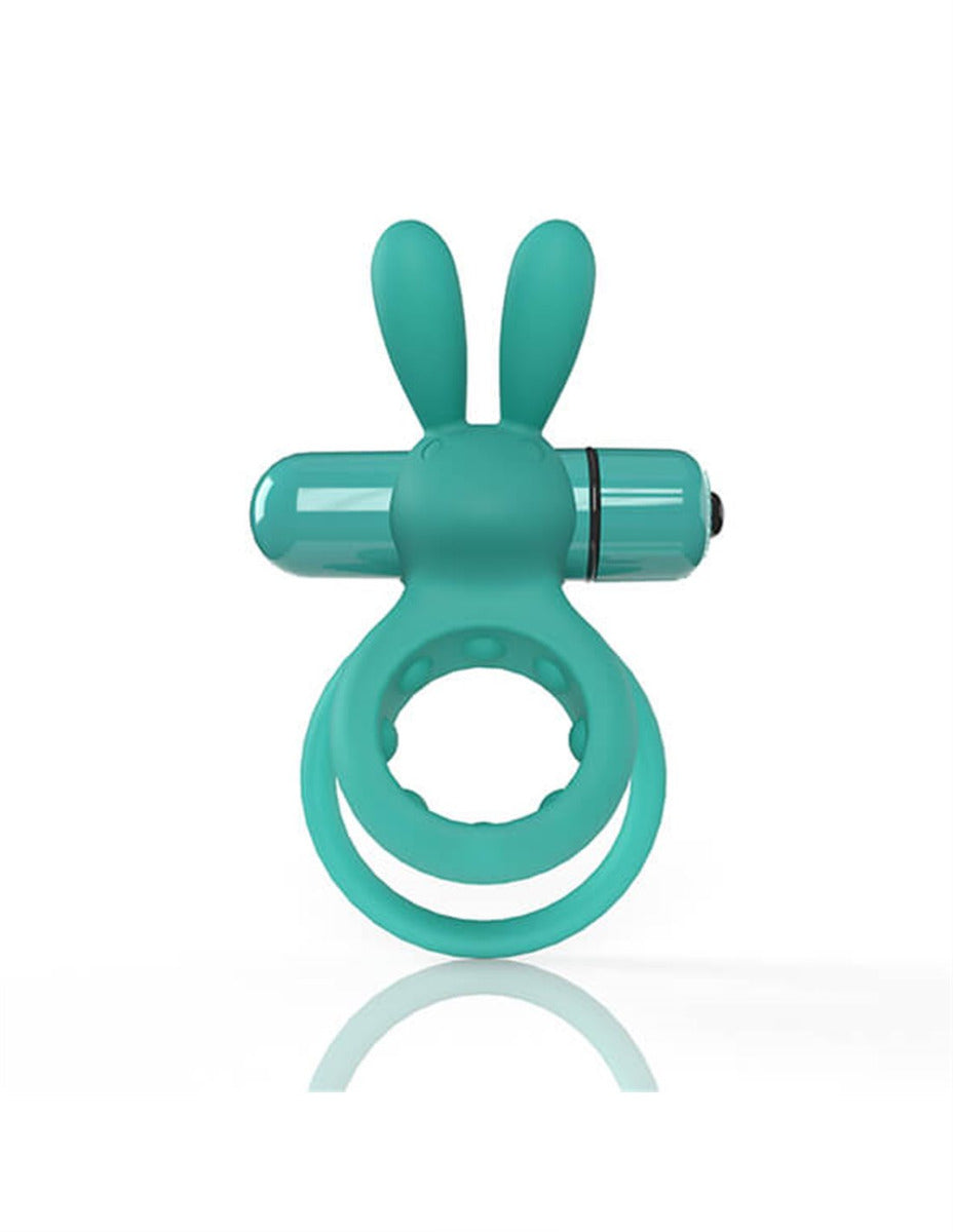 Ohare 4T High Pitch Treble Stretchy Double Ring True Silicone Rabbit Vibrator > Sex Toys > Couples Toys