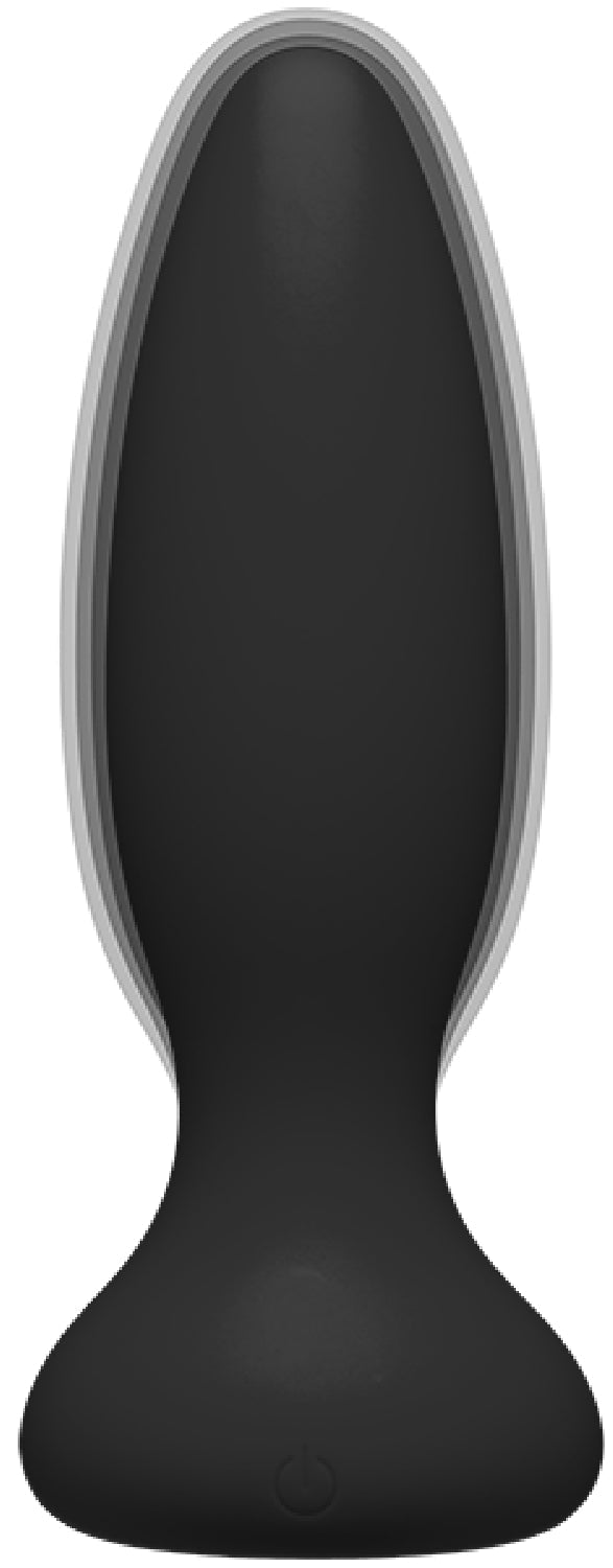 Vibe - Experienced - Rechargeable Silicone Anal Plug With Remote (Black) > Anal Range > Vibrating Butt Plugs