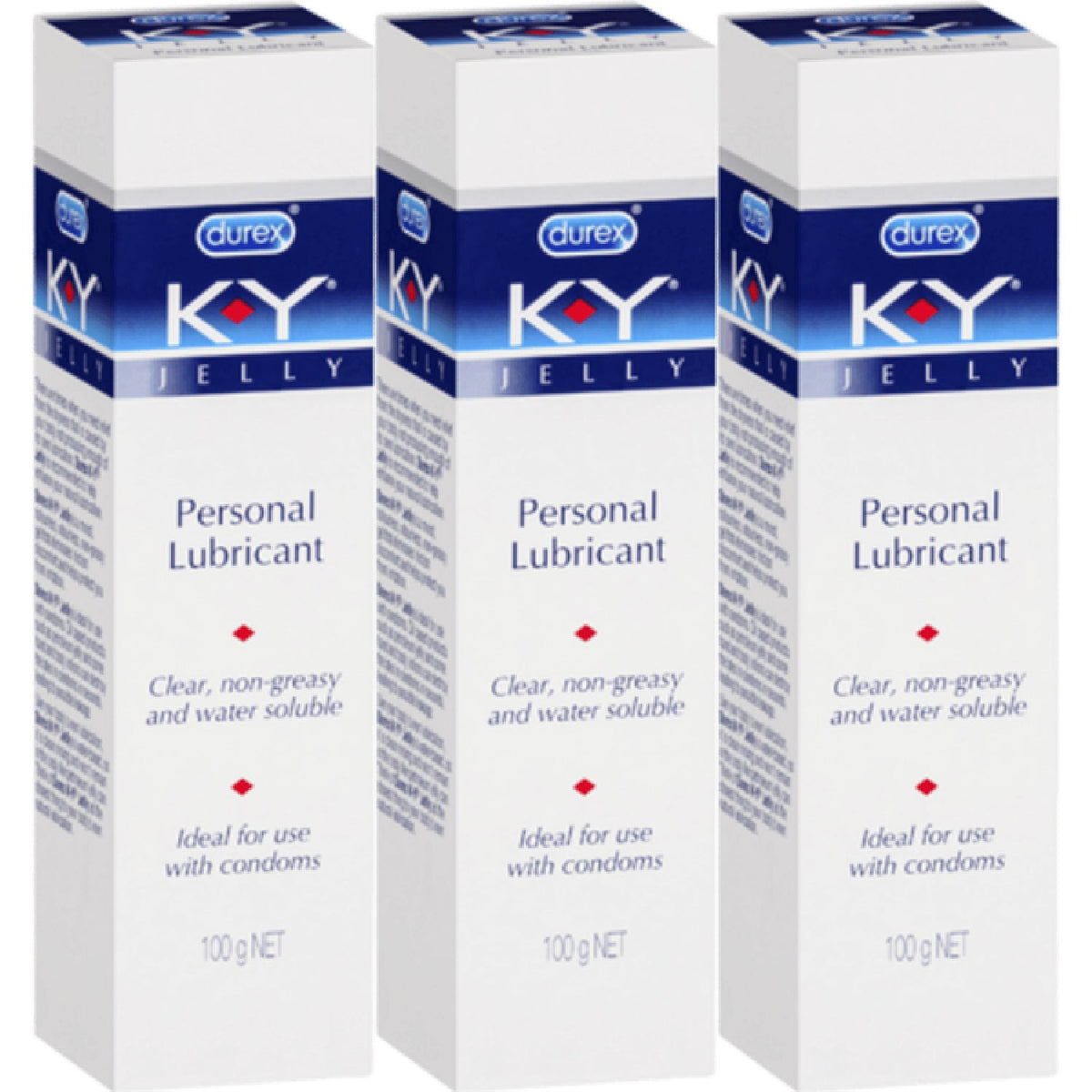 K-Y Personal Lubricant 3-Pack – Moisturizing Intimate Gel > Lube > Water Based