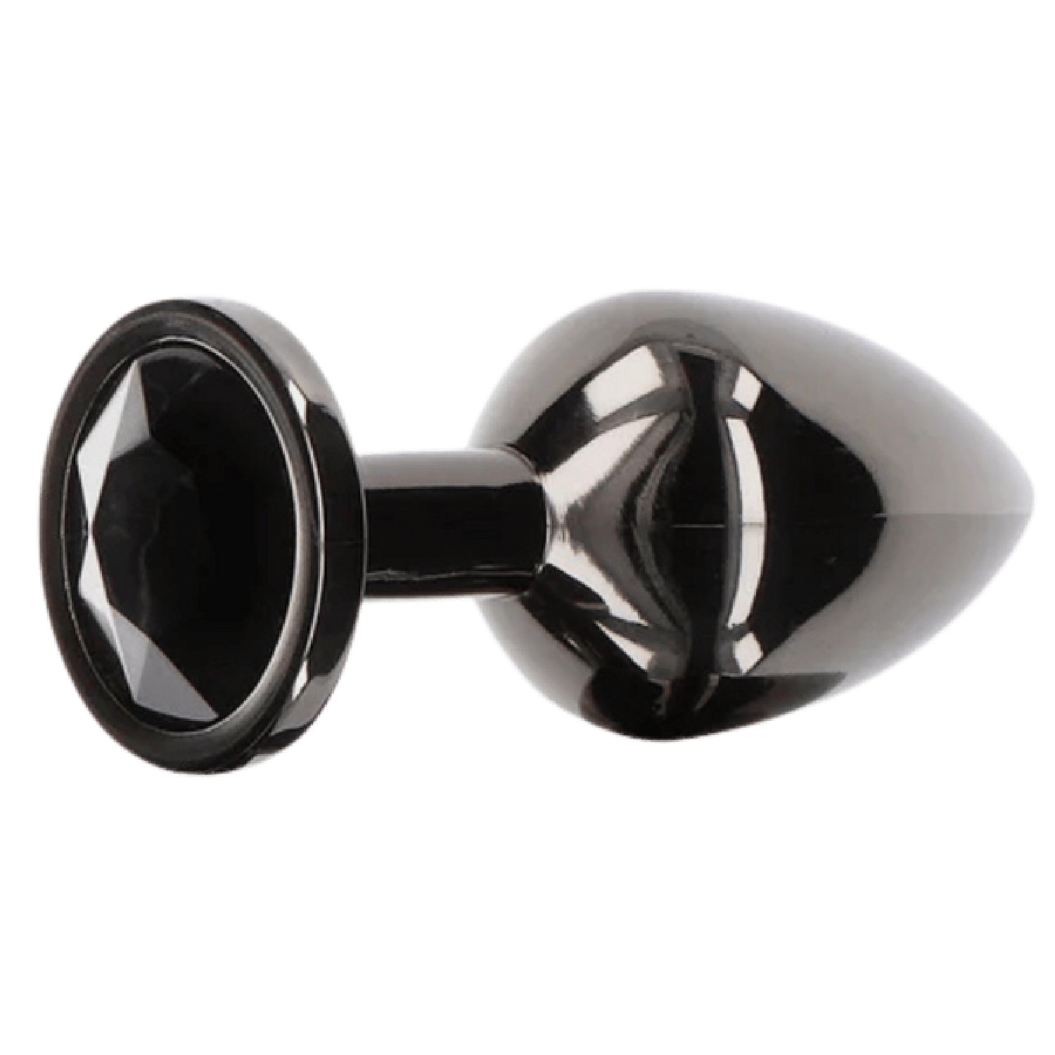 Taboom Butt Plug With Diamond Jewel Small – Lightweight Aluminium Butt Plug Secondary image