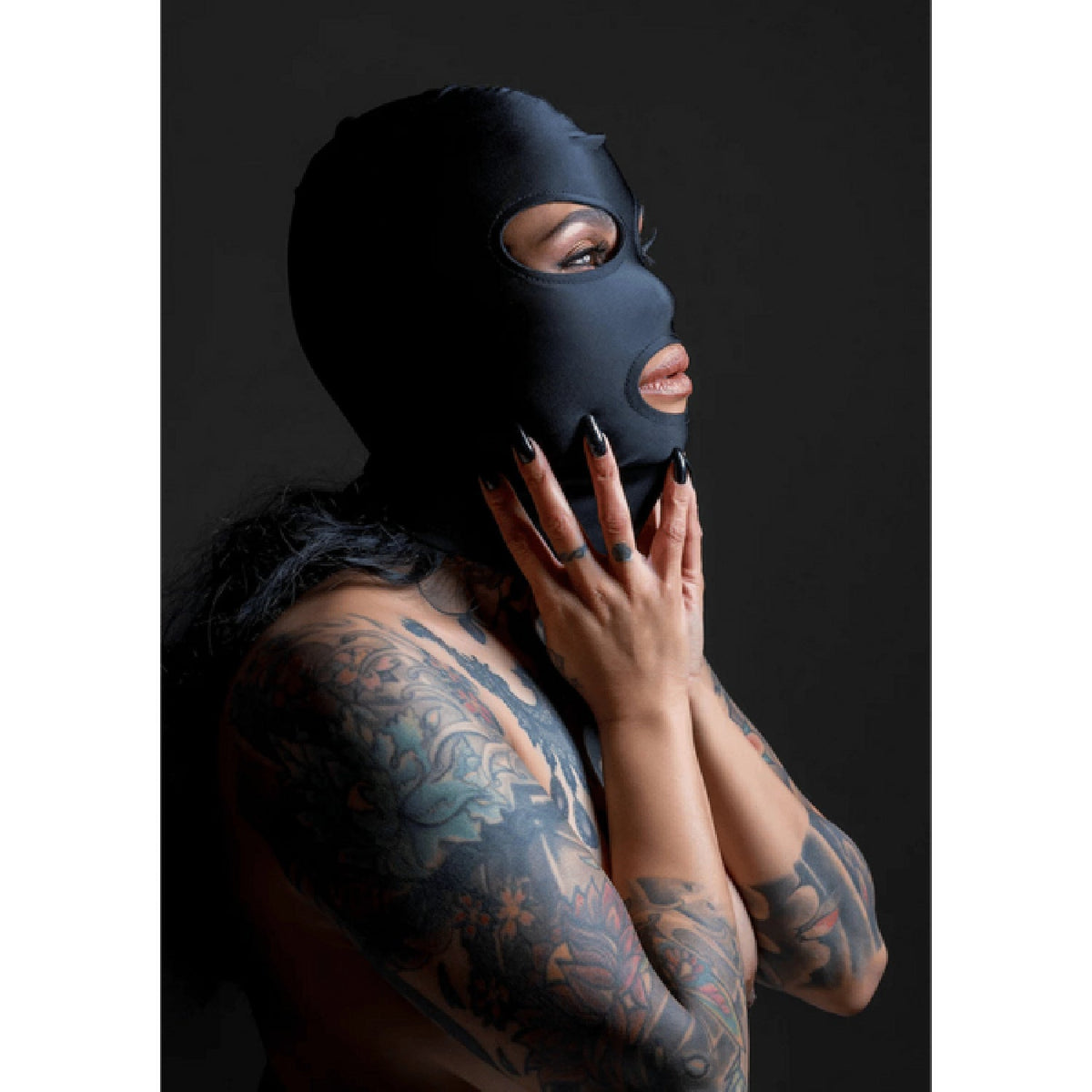 TABOOM Spandex Hood – Comfortable Stretchy Hood with Eye and Mouth Openings > Bondage Gear > Bondage Hoods