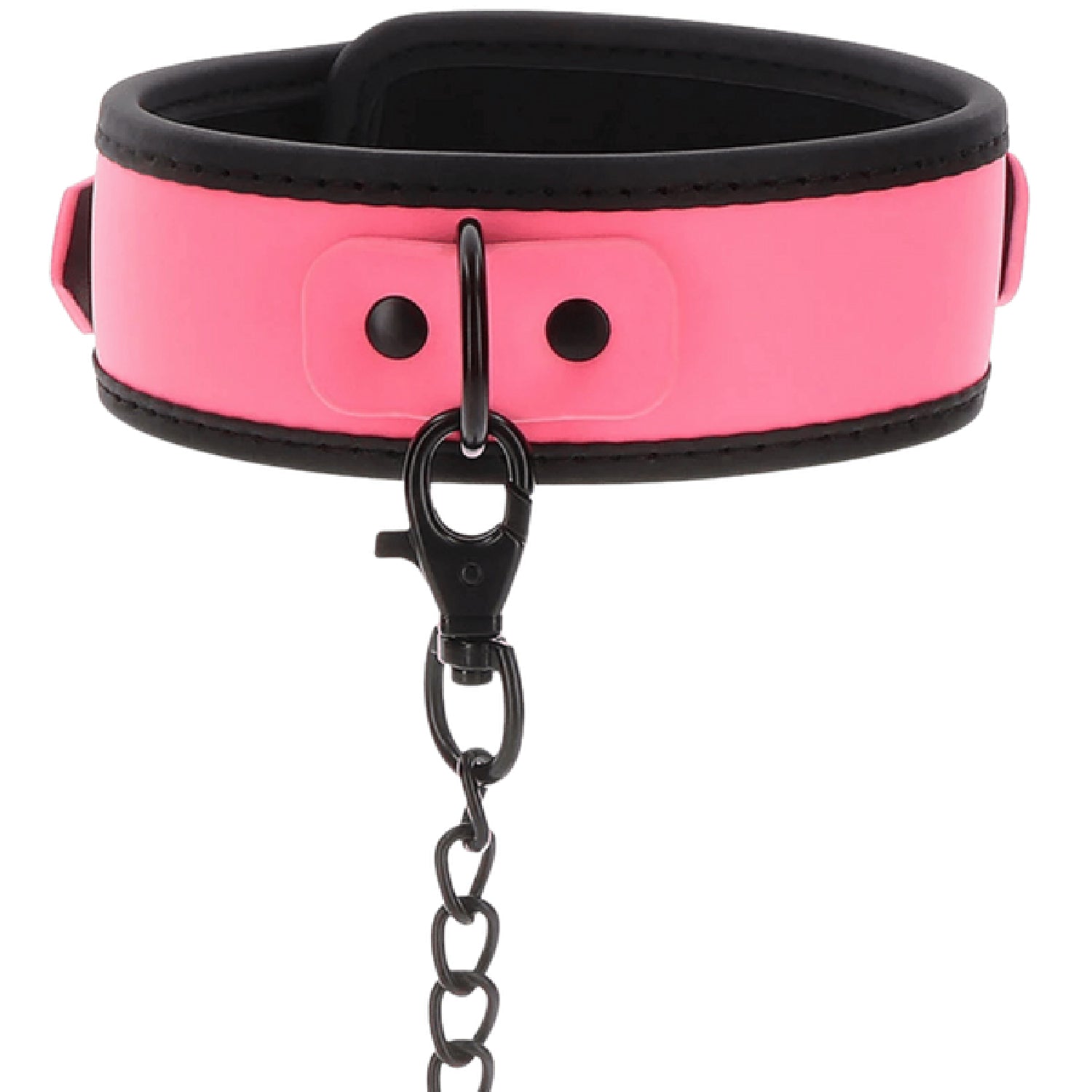 Taboom Glow In The Dark Collar And Chain Leash – BDSM Collar And Leash Set Secondary image