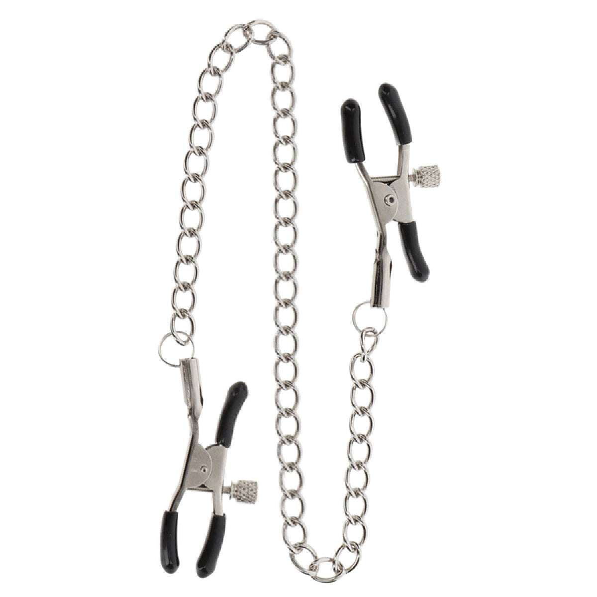 Taboom Adjustable Clamps with Chain – Adjustable Nipple Clamps > Sex Toys > Nipple Clamps