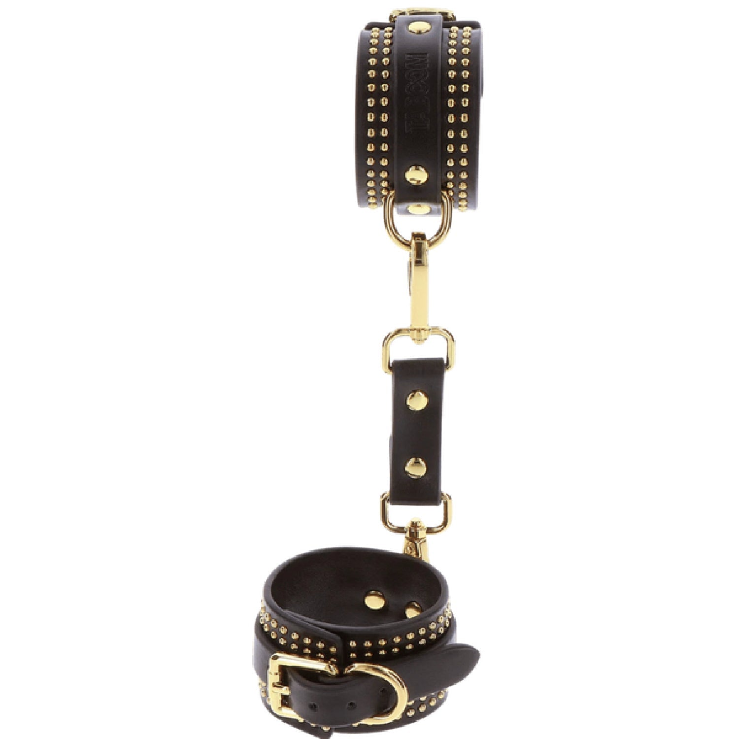 Taboom Studded Wrist Cuffs Set – Bondage Wrist Cuffs Secondary image