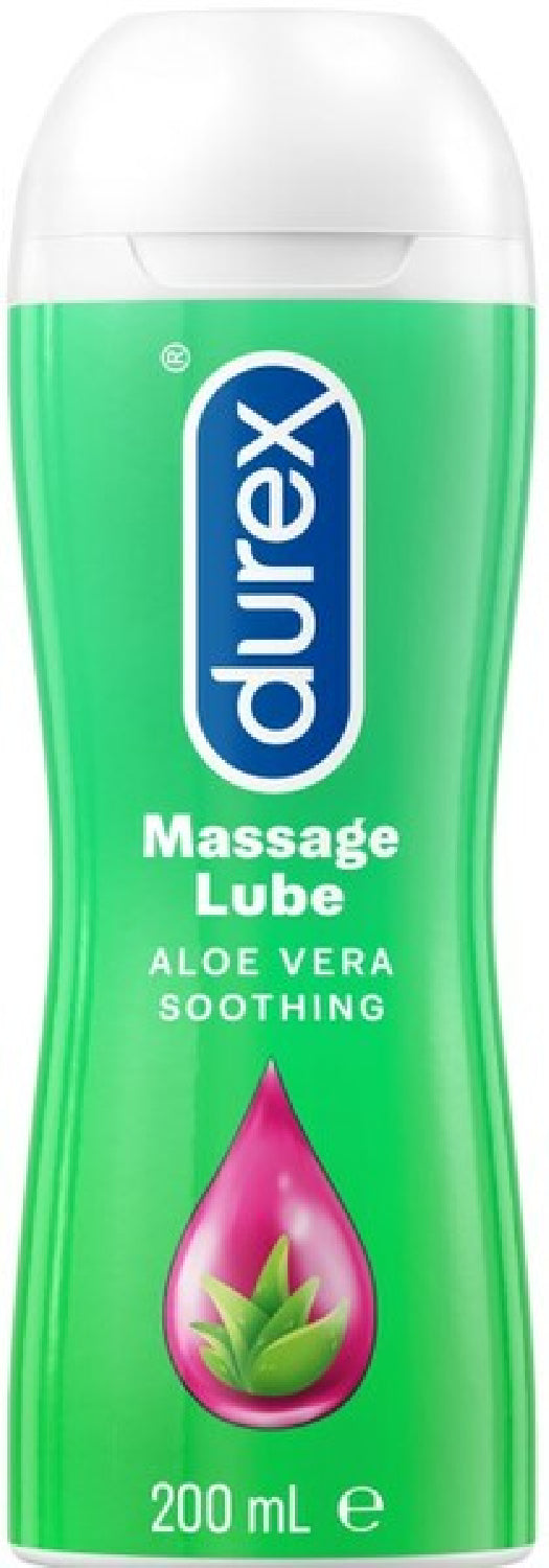 Durex Play 2in1 Aloe Vera Massage Gel – 200ml Massage Lubricant One Size > Essentials > Massage Oil