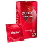 Durex Thin Feel Regular Fit Condoms – 10 Pack Thin Condoms > Essentials > Condoms