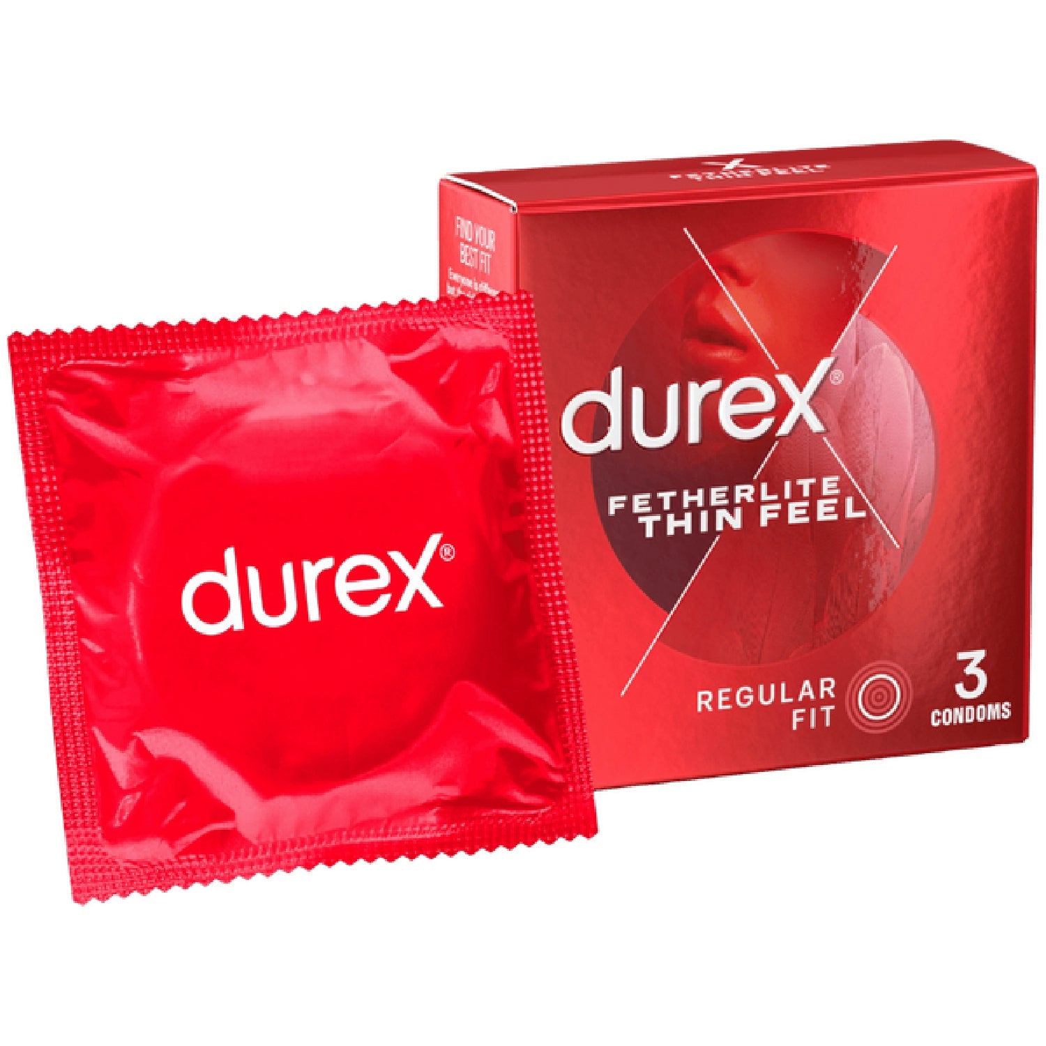 Durex Thin Feel – 20% Thinner Condoms Pack of 3 > Essentials > Condoms Main image
