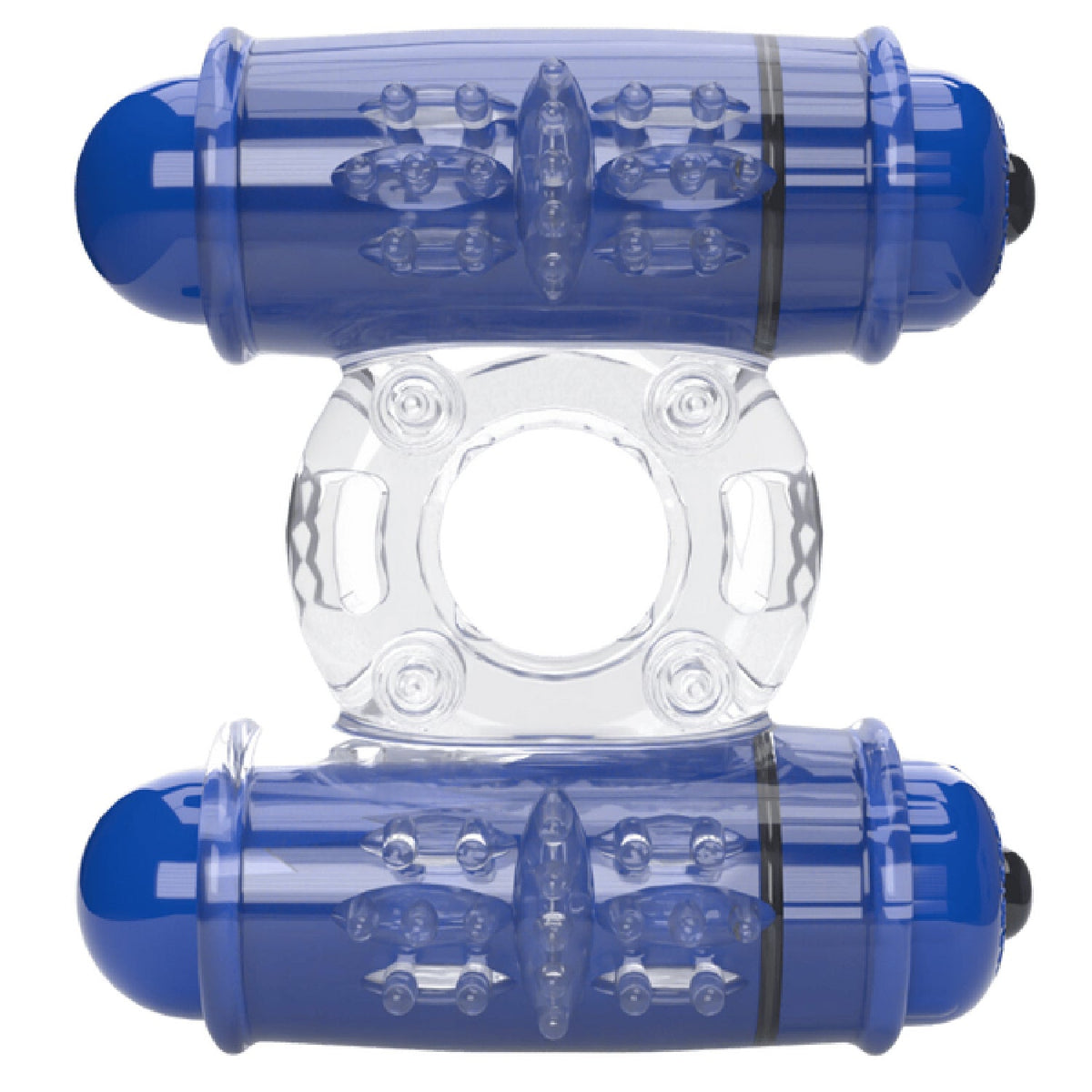 Double Wammy 4T – High Pitch Treble Vibrating Cock Ring with 5 Speeds and Pulse Pattern > Sex Toys > Couples Toys