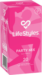 LifeStyles Party Mix – Assorted Flavoured Textured Condoms – 10 & 20 Pack 20 Pack > Essentials > Condoms