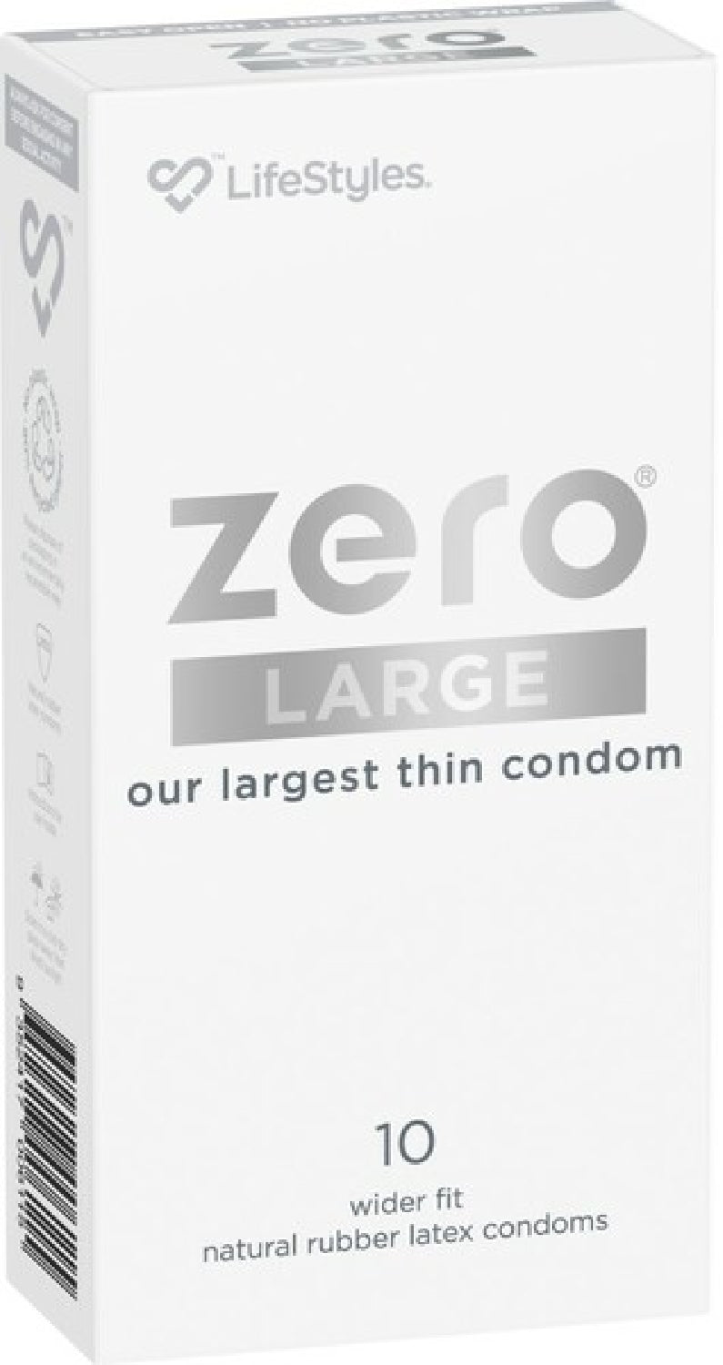 LifeStyles Zero Large 10 Pack – Large Thin Condoms > Essentials > Condoms > Non-Latex