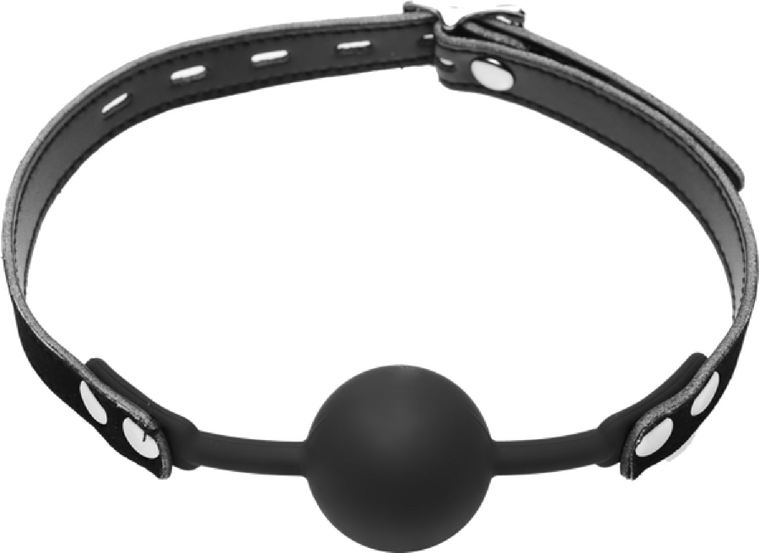 Premium Hush Locking Silicone Ball Gag – Comfort Silicone Ball Gag > Bondage Gear > Gags and Bits Main image