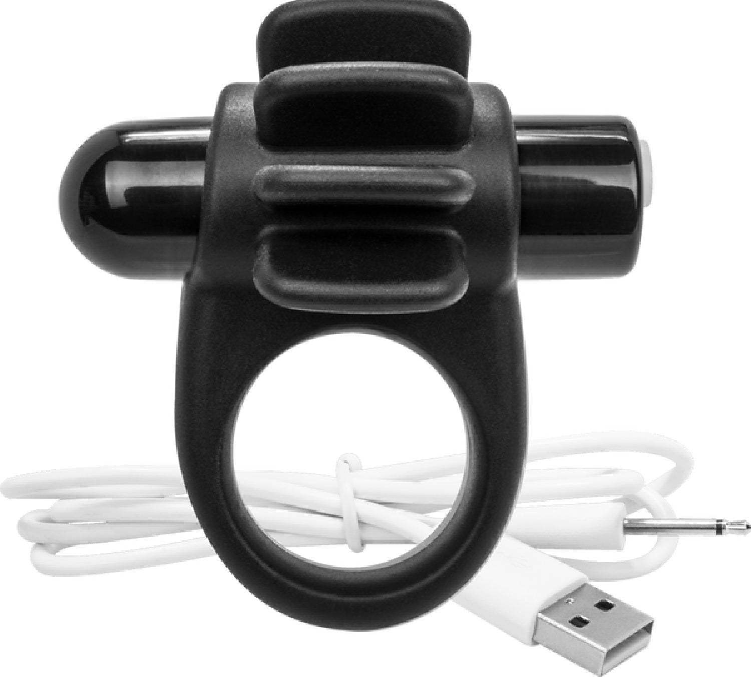 Skooch Charged Rechargeable Vibrating Cock Ring with Textured Silicone Stimulation > Sex Toys > Couples Toys