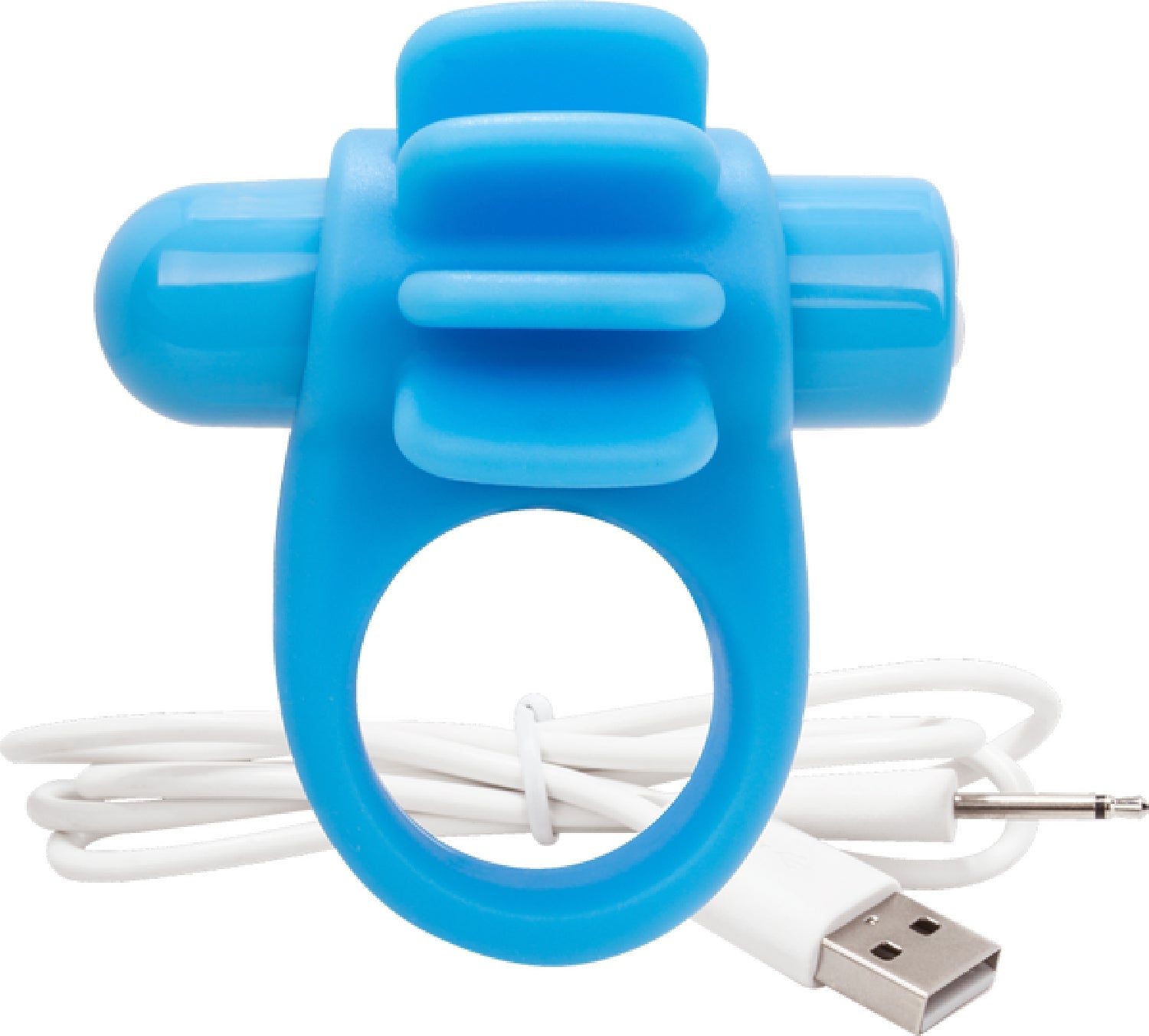 Skooch Charged Rechargeable Vibrating Cock Ring with Textured Silicone Stimulation > Sex Toys > Couples Toys