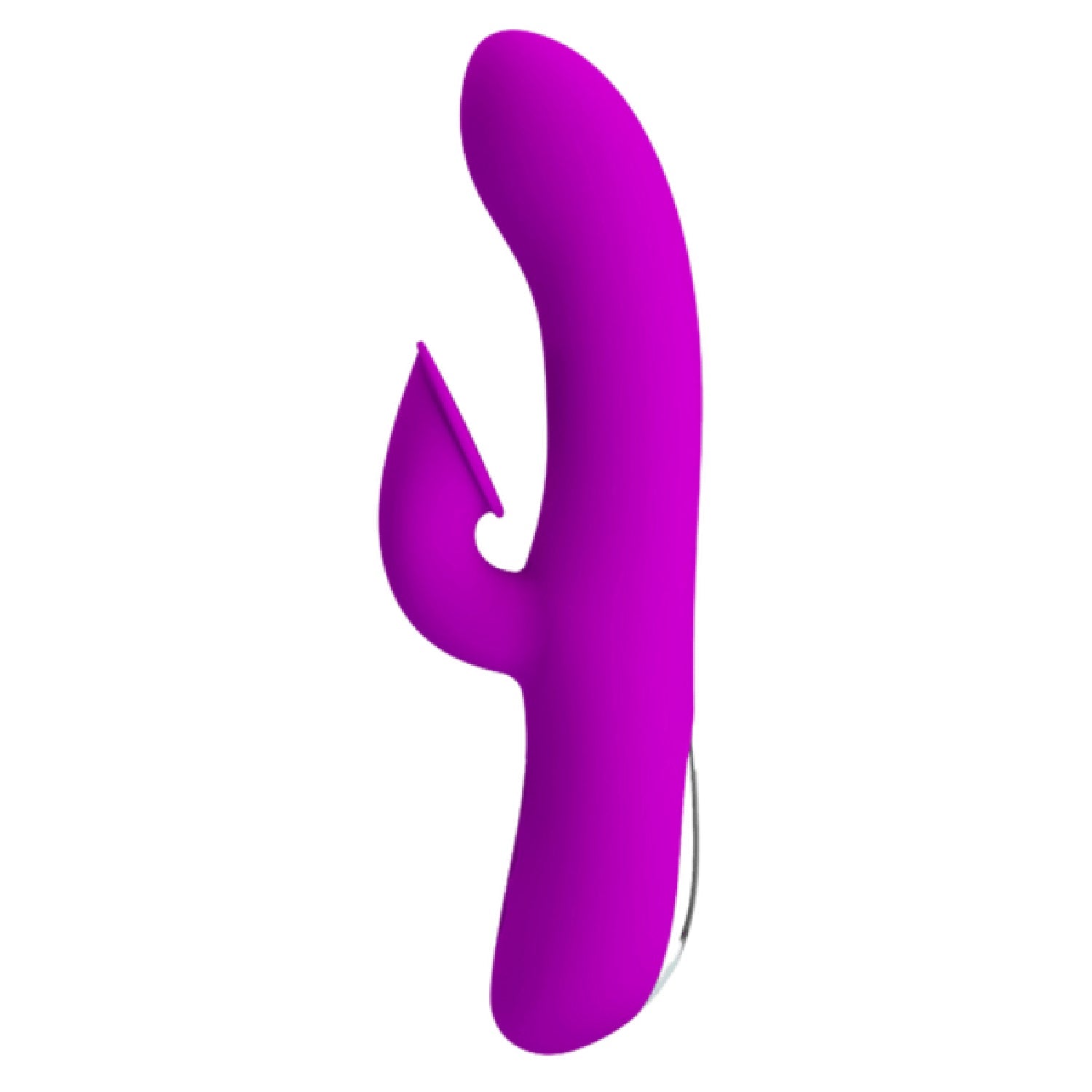 Rechargeable Anthony – Silicone Clit Suction Rabbit Vibrator With Curved Shaft And Thicker Tip > Vibrators > Ladies > Rabbit Multi Main image