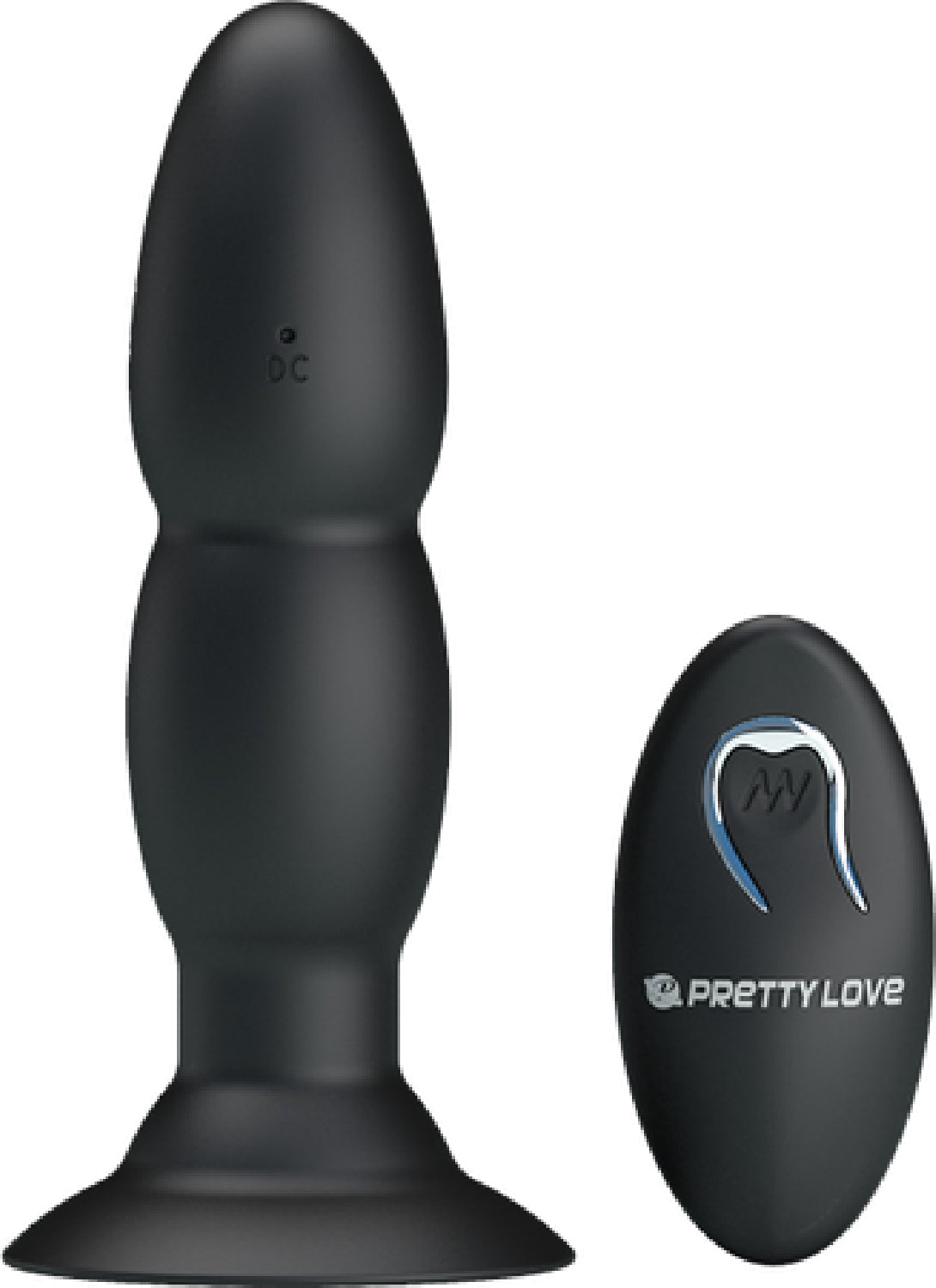 Pretty Love Beaded Remote-Controlled Butt Plug – Silicone Vibrating and Rotating Anal Toy > Anal Range > Vibrating Butt Plugs