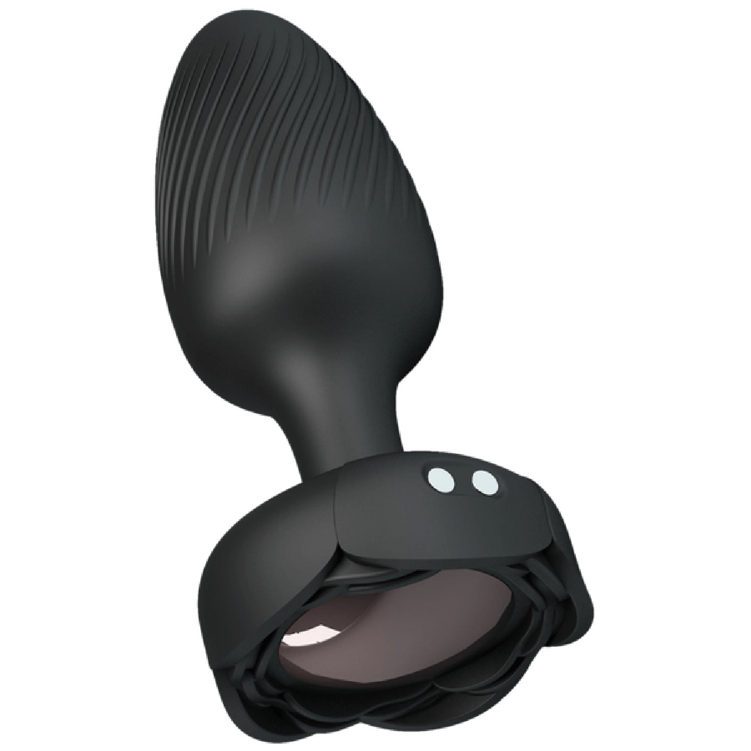 Varian Light-Up Rechargeable Butt Plug – LED Flashing Silicone Butt Plug > Anal Range > Vibrating Butt Plugs