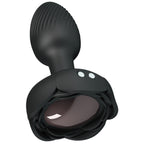 Varian Light-Up Rechargeable Butt Plug – LED Flashing Silicone Butt Plug > Anal Range > Vibrating Butt Plugs