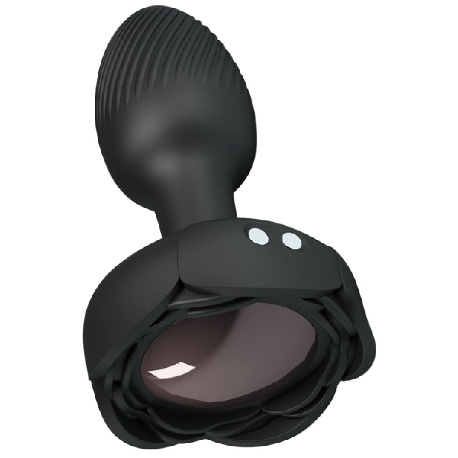Varian Light-Up Rechargeable Butt Plug – LED Flashing Silicone Butt Plug > Anal Range > Vibrating Butt Plugs
