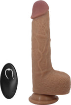 Thrusting Tommy Dong – Remote-Controlled 8.9" Thrusting Vibrator with Suction Cup > Vibrators > Realistic Vibrators