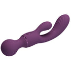 Rechargeable All Rounder – Waterproof Silicone Rabbit Vibrator with Ribbed Heads > Vibrators > Ladies > Rabbit