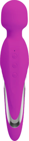 Shazza Body Wand (Purple) – Rechargeable Silicone Vibrator with 7 Vibration Functions and 5 Speed Levels > Sex Toys > Massage Wands
