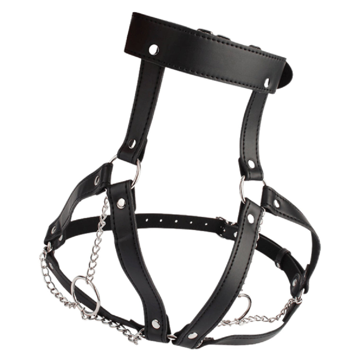 Breast Harness with O-Ring Chains – BDSM Bondage Harness > Clothes > Womens Harnesses