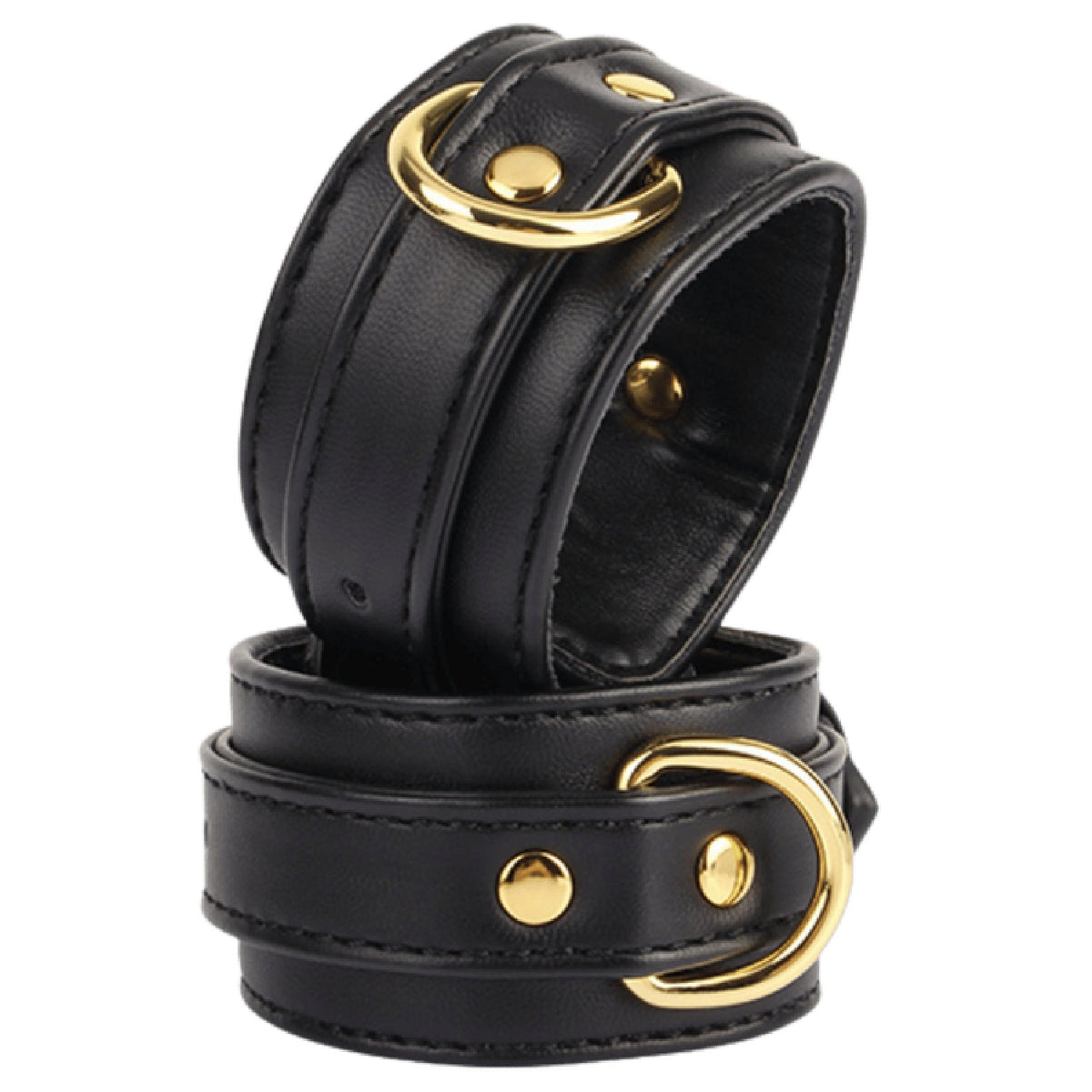 Wrist to Thigh Cuff Set – Adjustable Soft PU Cuffs Restraint Set > Bondage Gear > Restraints
