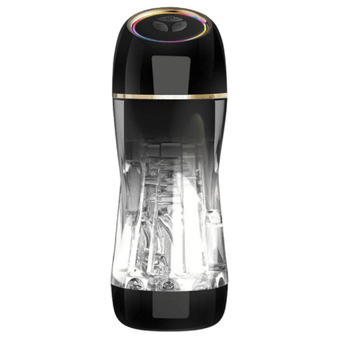 Manhandler Stroker – High-Tech Silicone Masturbation Sleeve with Rotation and Motion > Sex Toys For Men > Masturbators > Vibrating