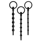 Silicone Ribbed Urethral Sounding Kit – Medical-Grade Flexible Urethral Sounds > Sex Toys For Men > Sounding Rods