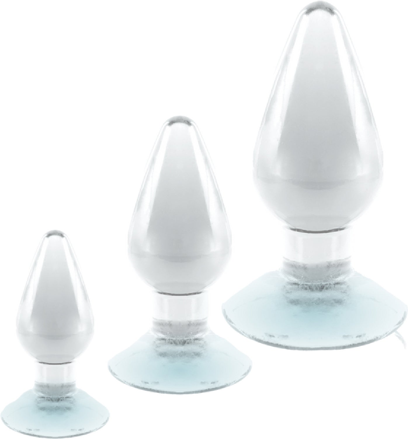 3 In 1 Anal Plug Kit – Flexible Hygienic Suction Cup Base Anal Plugs Secondary image