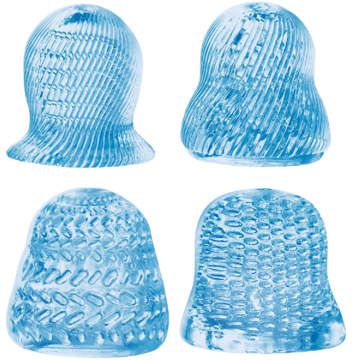 4 in 1 Glans Stroker Set – Multi-Function Stimulation 2 x 1.8 Inch Glans Stroker > Sex Toys For Men > Penis Sleeves
