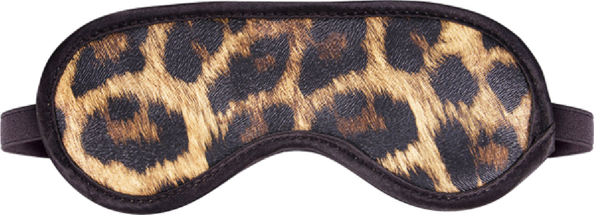 Mysterious Leopard Print Eye Mask – Soft Breathable Fabric Eye Mask > Bondage Gear > Blindfolds