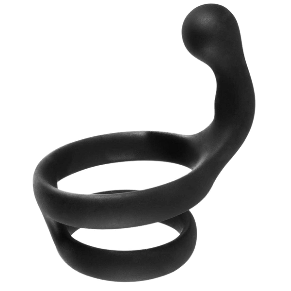 Cock Ring with Ball Strap and Clit Stimulator – Hygienic Silicone Cock Ring > Sex Toys > Couples Toys