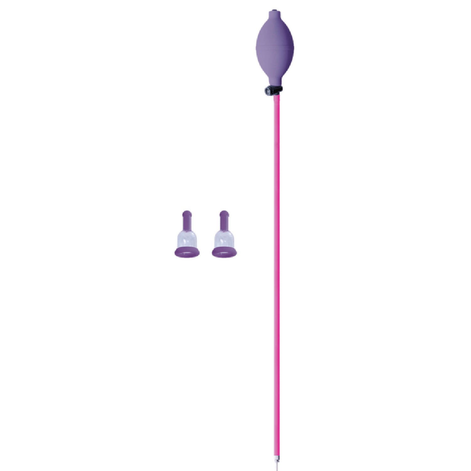 Nippies Pumpies – Silicone Nipple Sucker with 51.6cm Hose Pump > Sex Toys > Nipple Suckers