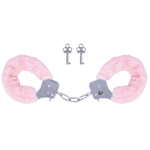 Furry Handcuffs – 7.4cm Chain Length Restraints > Bondage Gear > Handcuffs