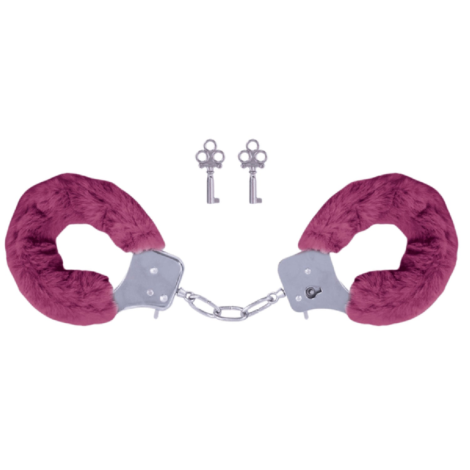 Furry Handcuffs – 7.4cm Chain Length Restraints > Bondage Gear > Handcuffs Main image